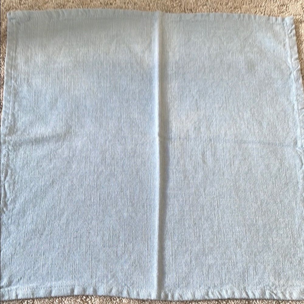 Pottery Barn Light Blue Kitchen Linen